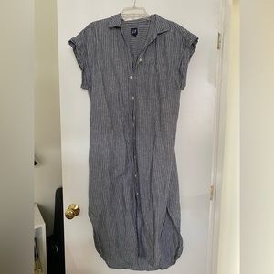 Gap Long Button Down Dress Size M